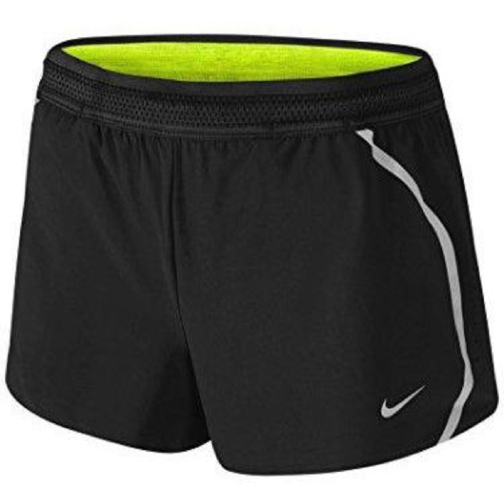 Nike Women’s Aeroswift Shorts Black Volt Running
